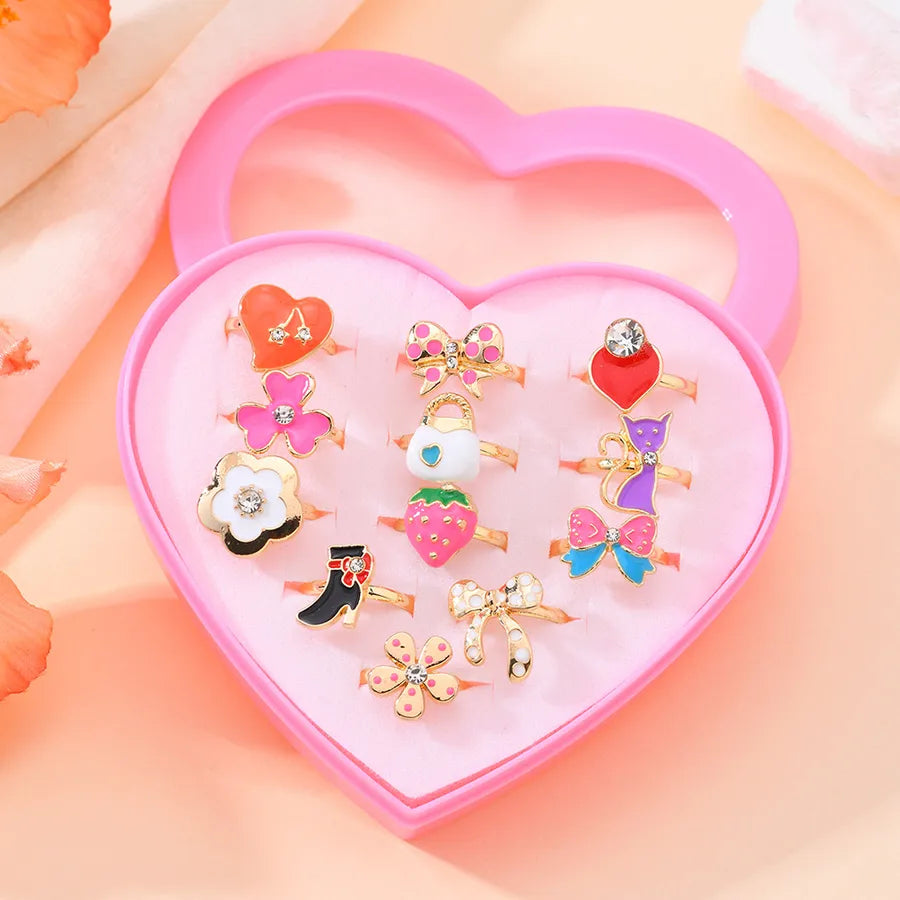 Discover the Elegance of Our New 12-Piece Zinc Alloy Open Ring Set