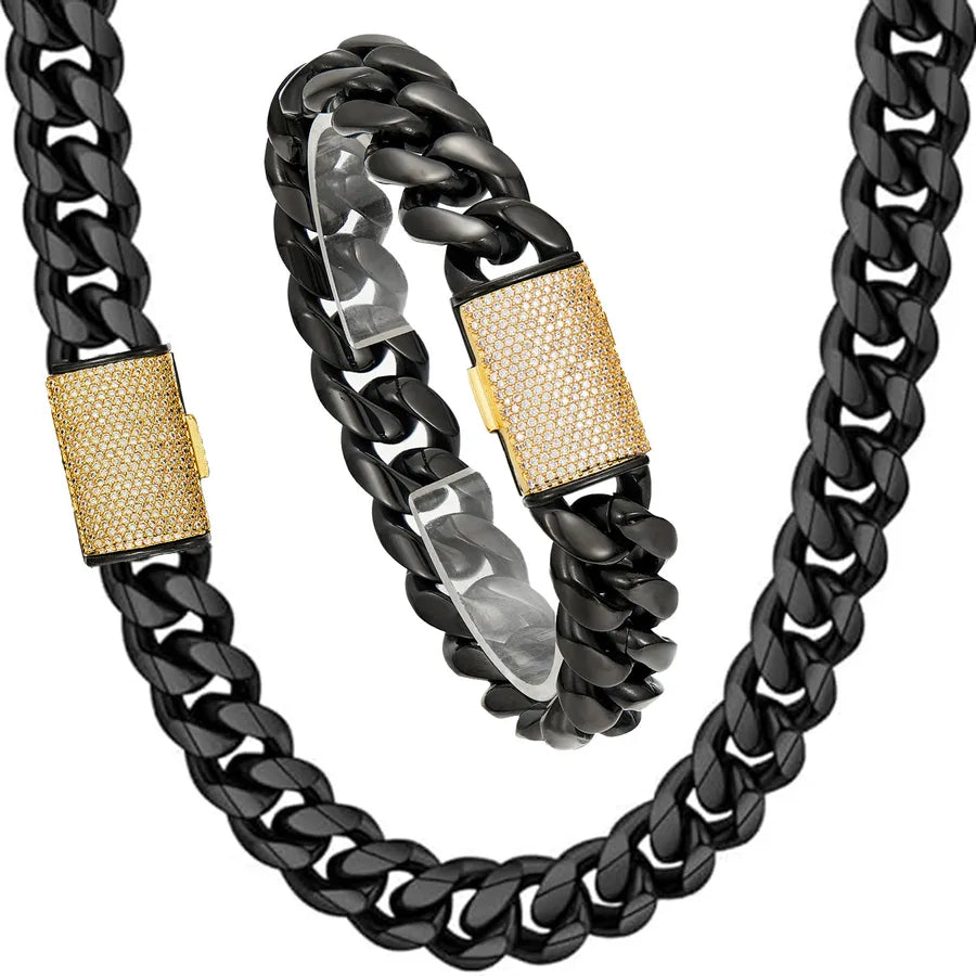 Elevate Your Style with the Men's Titanium Steel Necklace