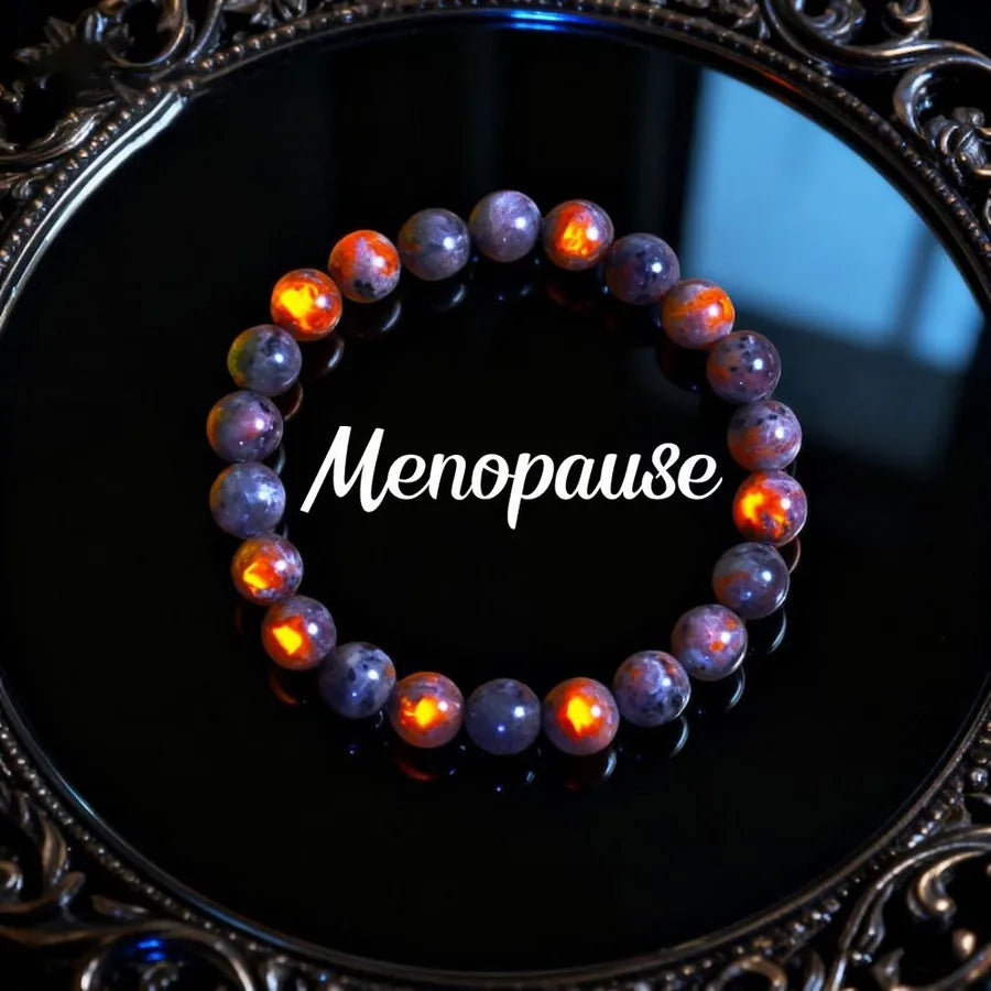 Discover the Elegance of the Bohemian Charcoal Agate Vintage Bracelet