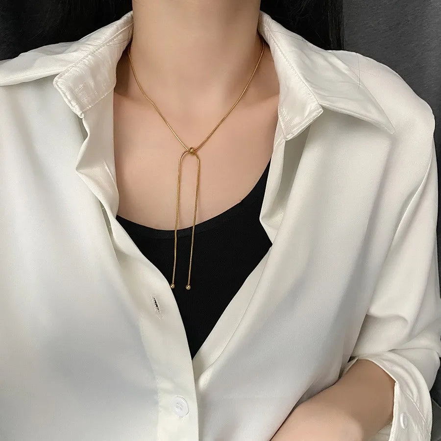 Elevate Your Style with the Three-Dimensional Geometric Necklace for Women