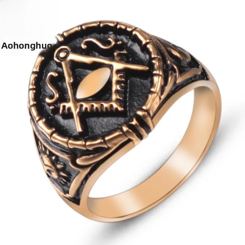Elevate Your Style with the Titanium Steel Ring for Men