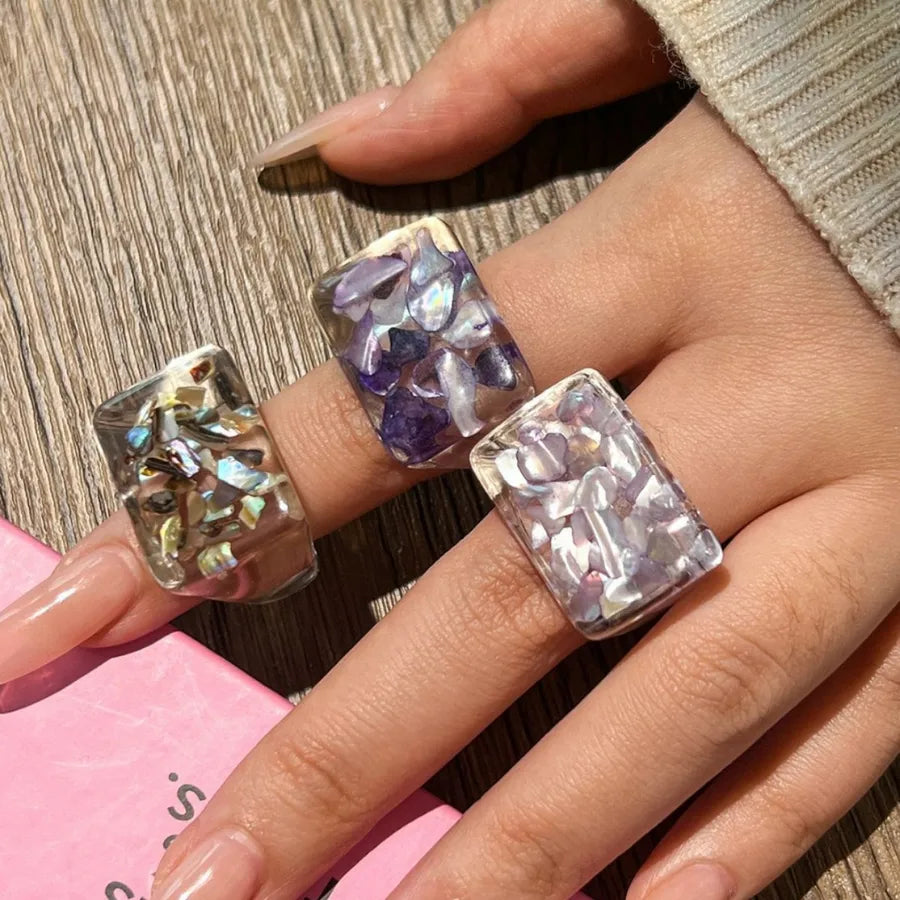 Discover the Elegance of Our Fashion Resin Ring - A Statement Piece for Every Occasion