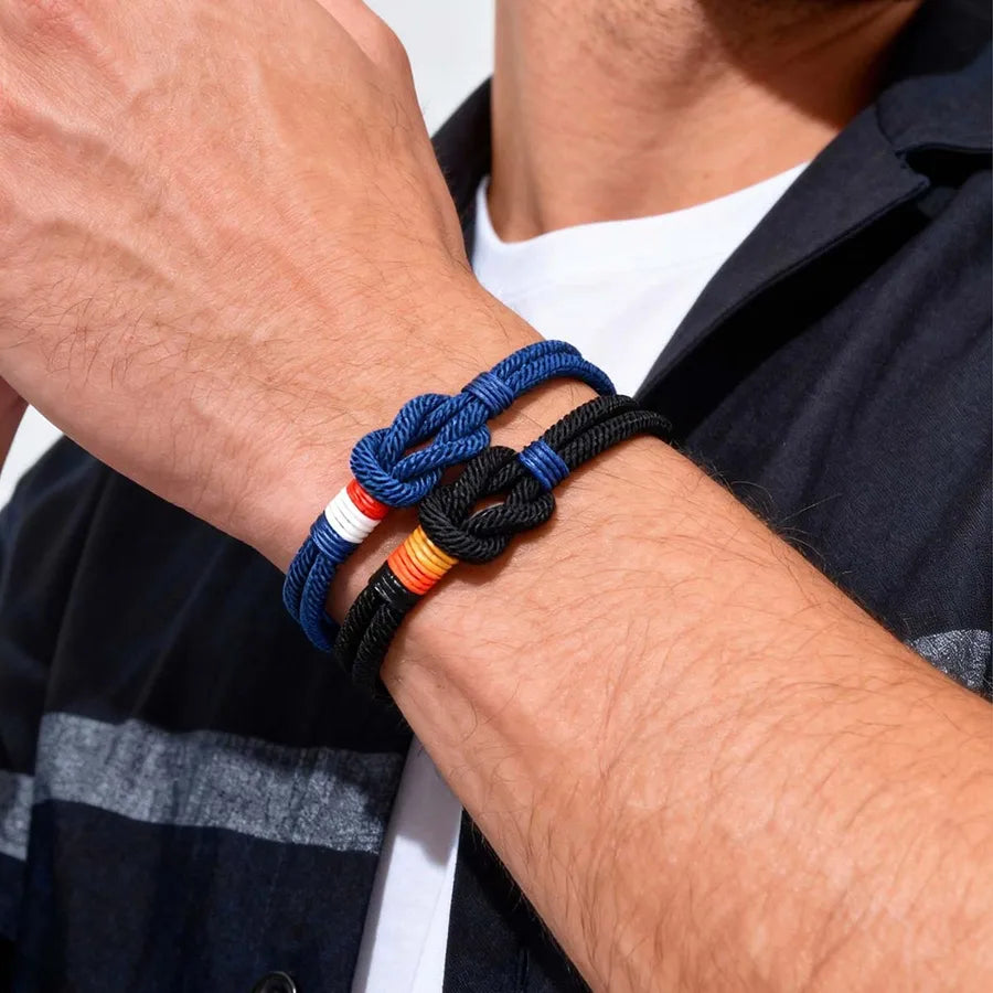 Elevate Your Style with the Classic Gunmetal Black Men's Bracelet