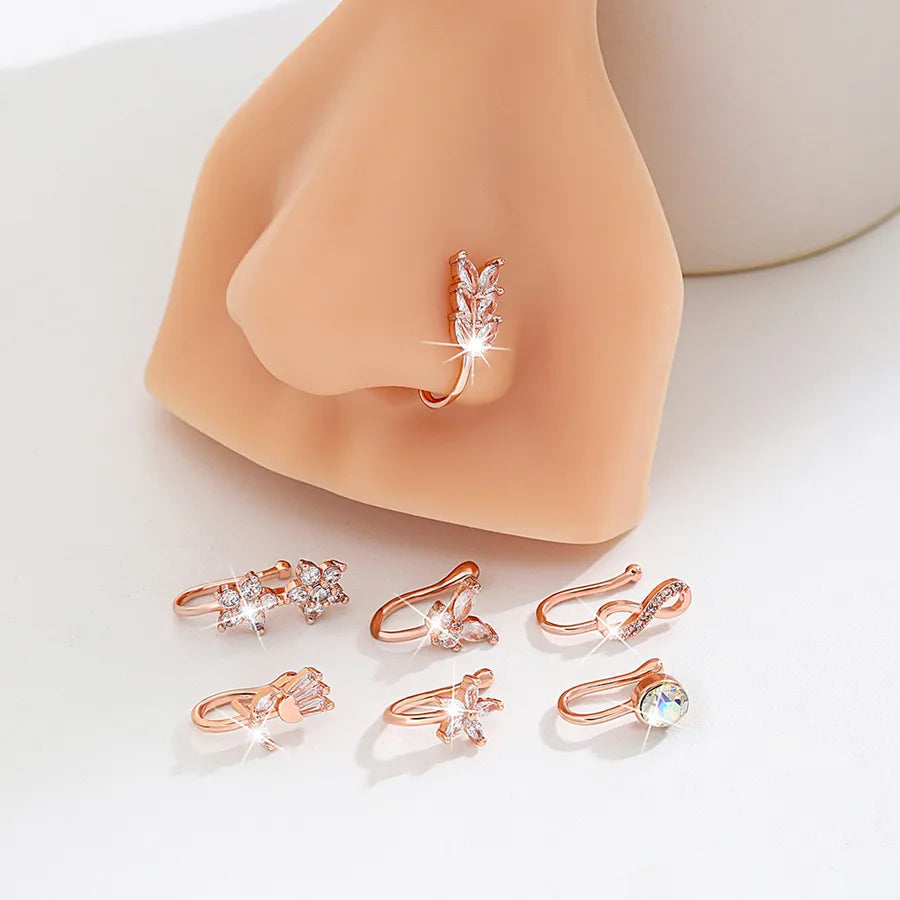 Elevate Your Style with Our Non-Pierced U-Shaped Nose Stud