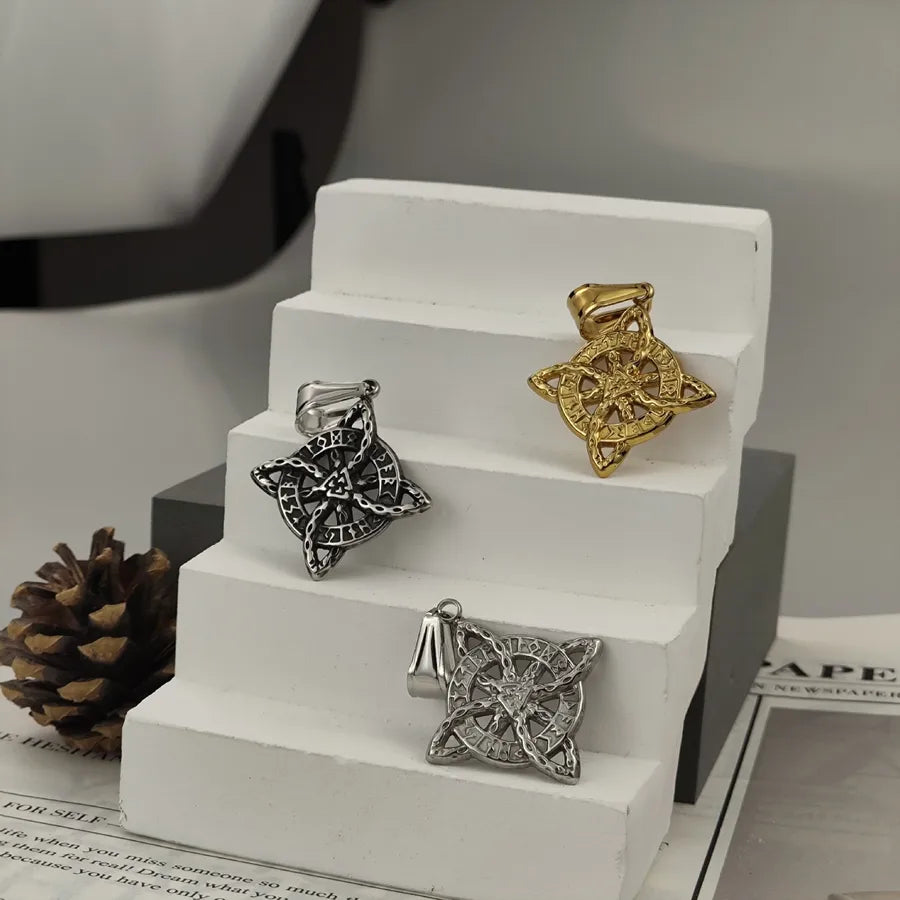 Discover the Elegance of the Vintage Celtic Eternal Knot Stainless Steel Necklace