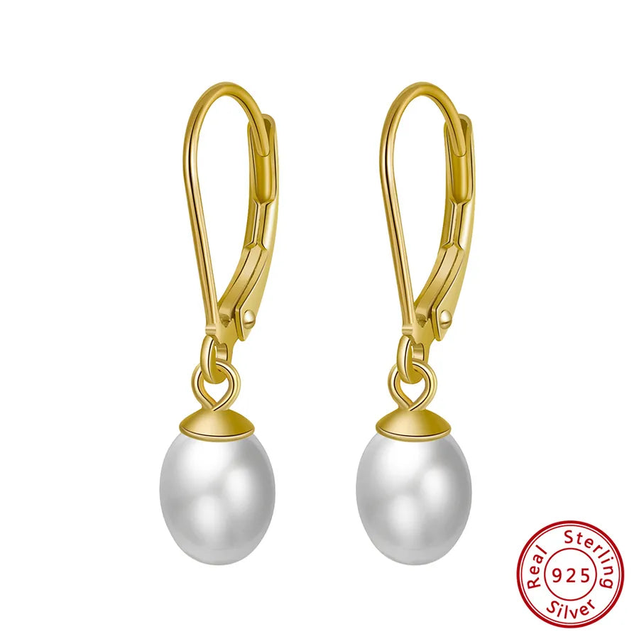 Elevate Your Elegance with Baroque Style Freshwater Pearl Drop Earrings