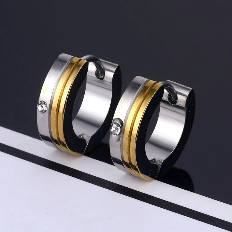 Elevate Your Style with Elegant Simple Geometric Alloy Stud Earrings