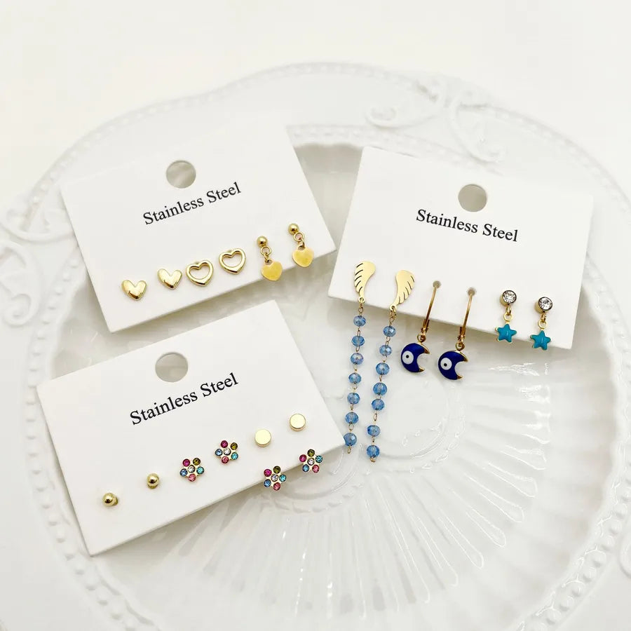 Elevate Your Style with Sweet Princess Style Fashion Colored Flowers Earrings