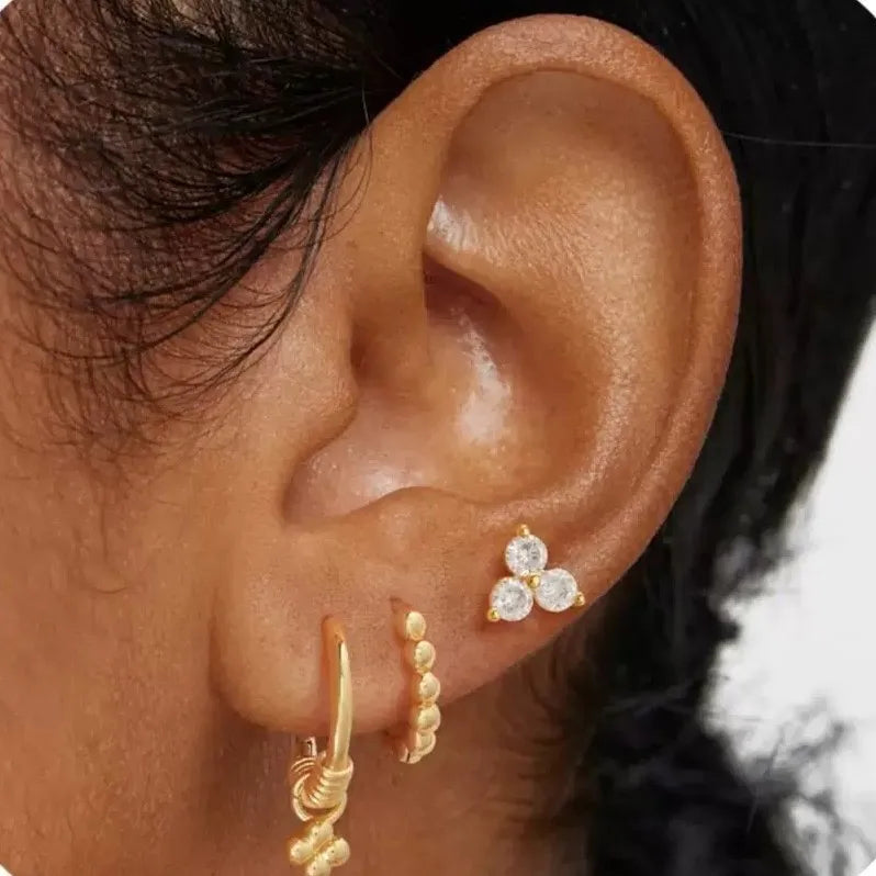 Elevate Your Style with Our Geometric Triangle Earrings