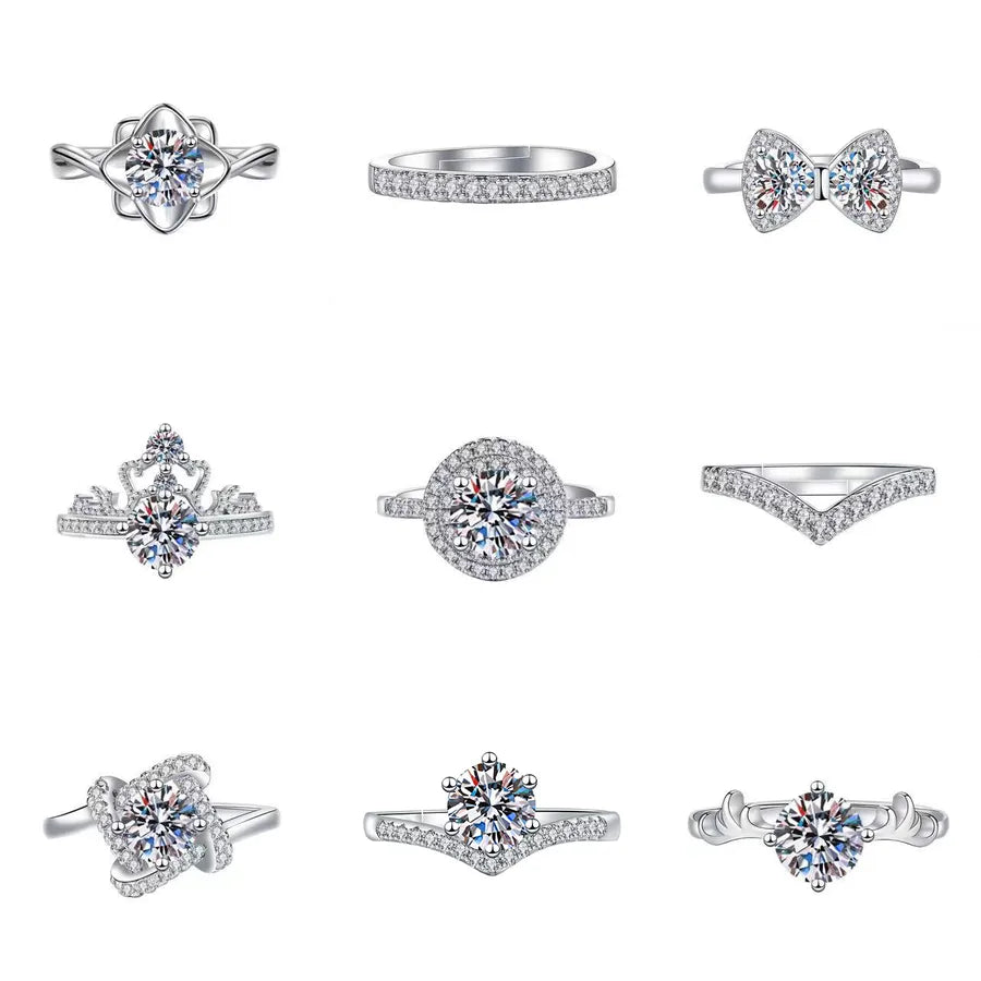 Discover the Elegance of Our Romantic Heart-Shaped Flower Copper Zircon Ring