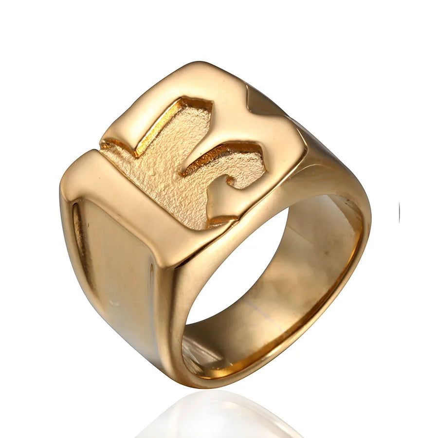 Discover Timeless Elegance with the 304 Stainless Steel Titanium Steel Men's Ring