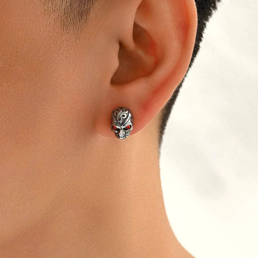 Explore the Unique Charm of Our Vintage Distressed Men's Earrings