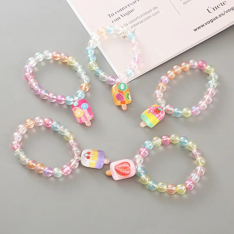 Discover the Adorable Ice Cream Jelly Color Bracelet for Kids