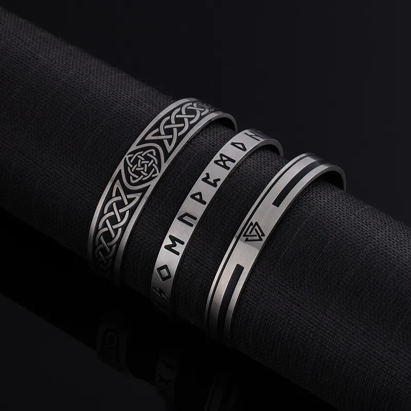 Discover the Elegance of the Retro Stainless Steel Open Bracelet