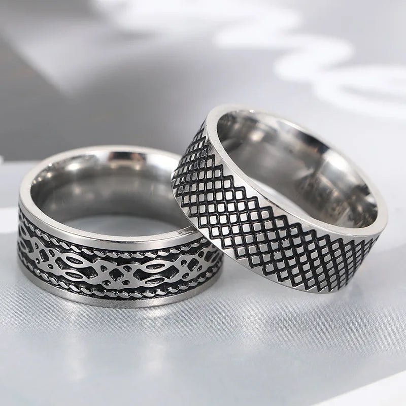 Elevate Your Style with the Huayue Best Selling Titanium Steel Ring for Men