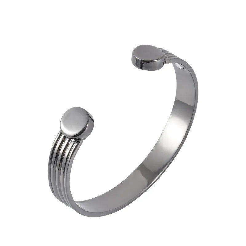 Elevate Your Style with the Titanium Steel Bracelet: A Fusion of Elegance and Energy