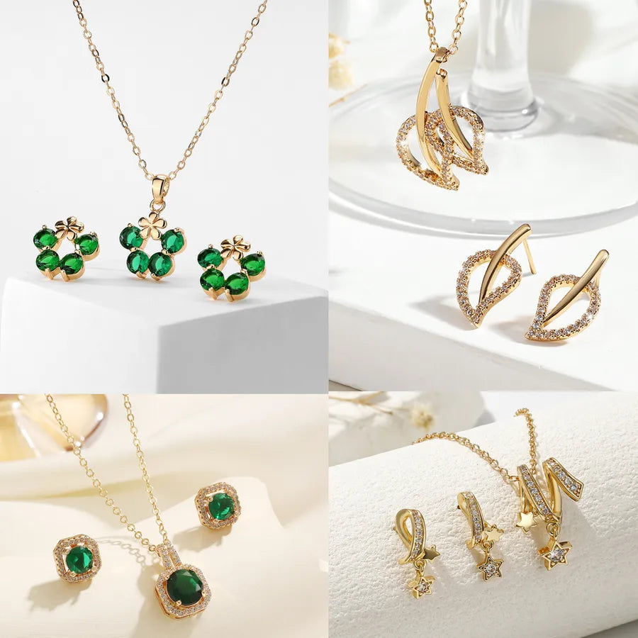 Elevate Your Style with the Leaves Jewelry Set: A Touch of Elegance