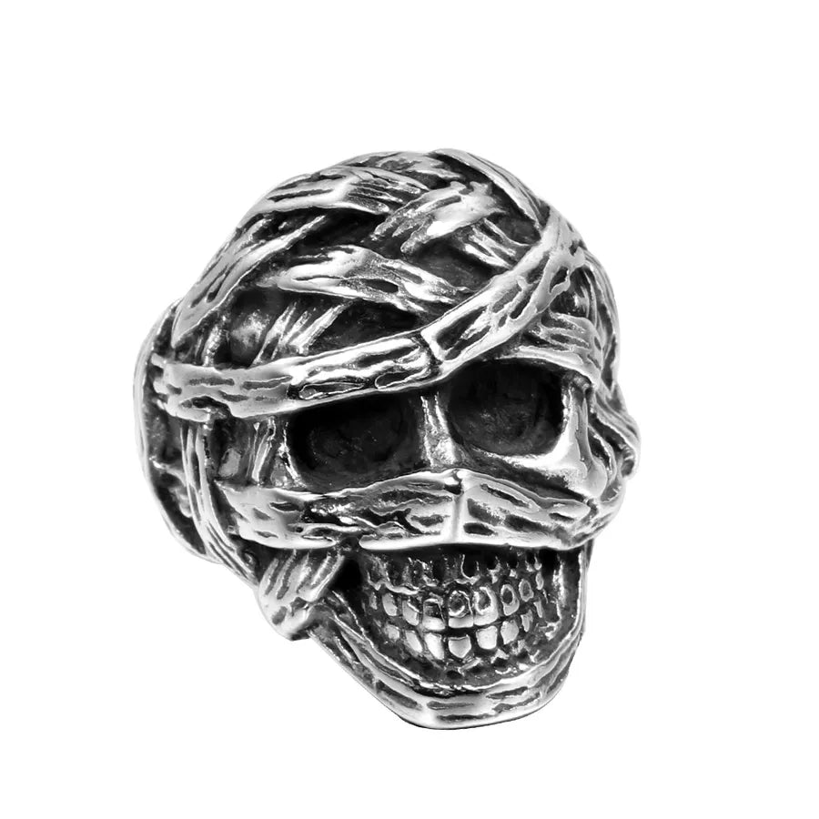 Discover the Elegance of the Stainless Steel Skull Ring