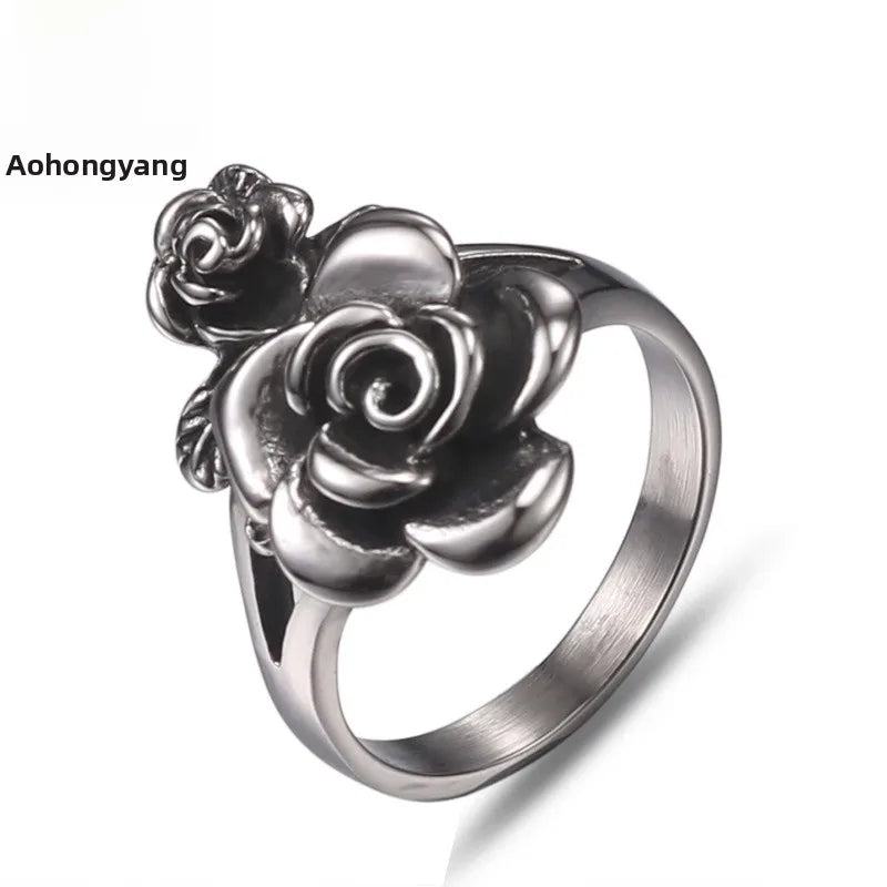 Discover the Elegance of the Hollow Carved Oil Drop Ring