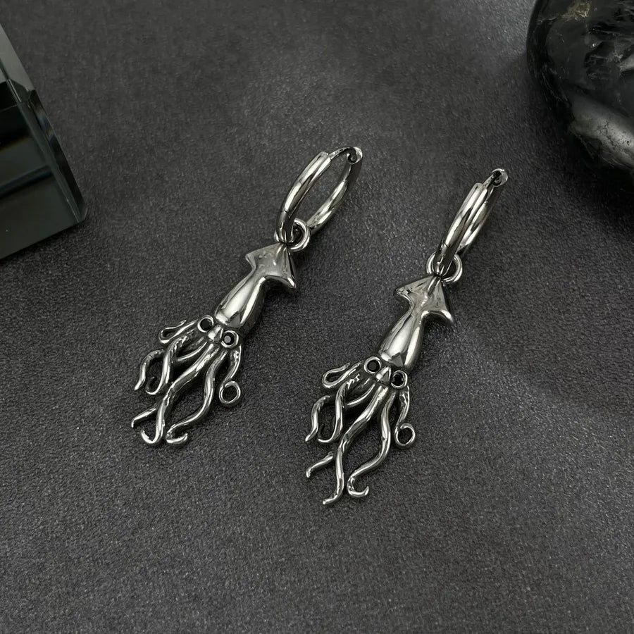 Discover the Elegance of Stainless Steel Octopus Earrings for Women