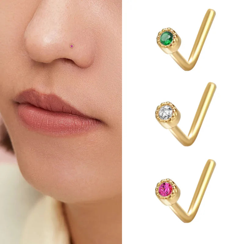 Elevate Your Style with Our S925 Sterling Silver Nose Studs