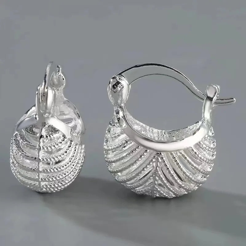 Discover the Elegance of Fashionable Silver Thin Line Earrings