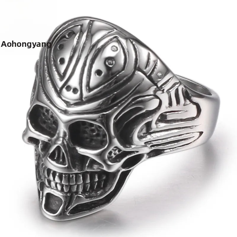 Discover the Bold Elegance of the Skull Totem Titanium Steel Ring