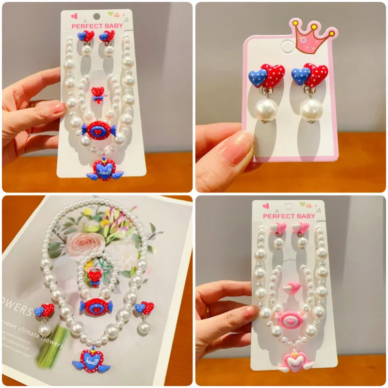 Discover the New Style Children's Necklace and Bracelet Set