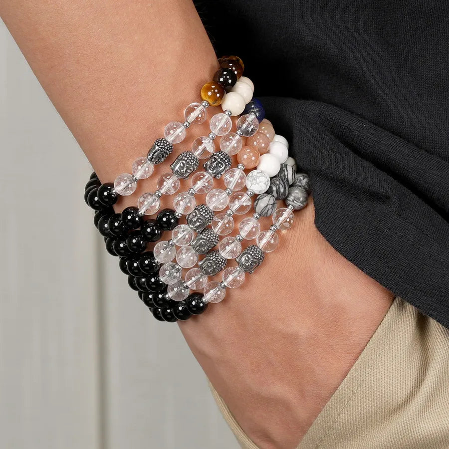 Elevate Your Style with Our Men's Beaded Bracelet: A Retro Touch of Elegance