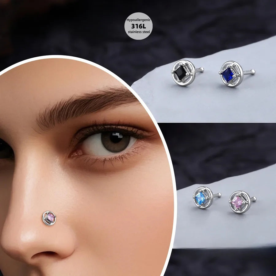 Elevate Your Style with Our Stainless Steel Nose Studs Piercing Earrings