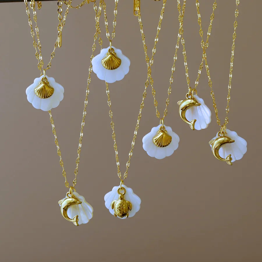 Discover the Elegance of Our Marine Style Beach Pendant Necklace