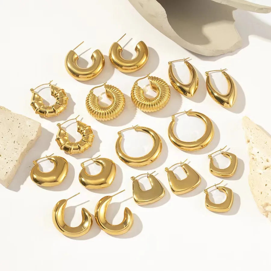 Elevate Your Style with 18K Gold Plated Earrings