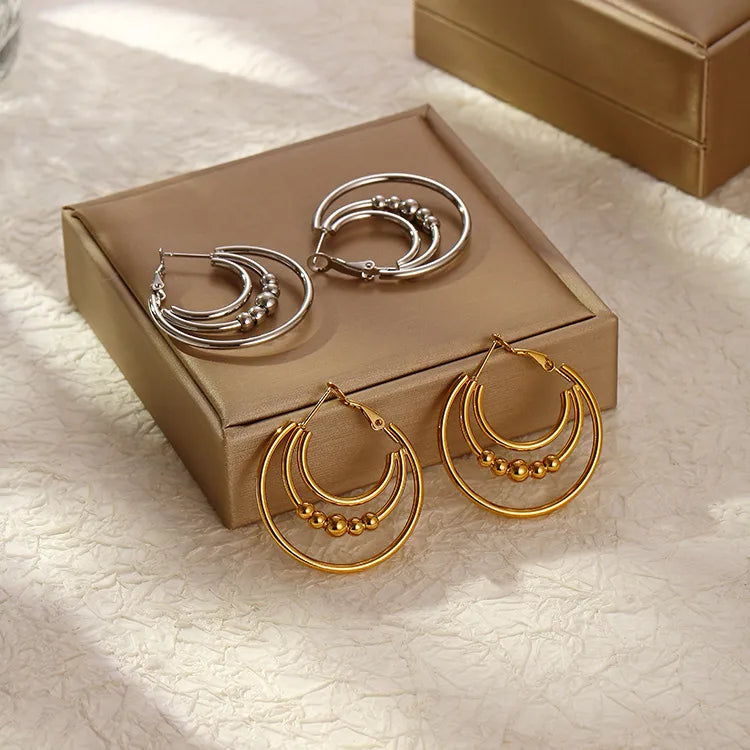 Elevate Your Style with IG-Style Geometric Plating Earrings