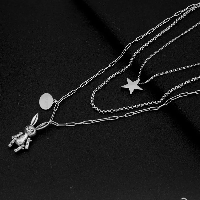 Discover the Elegance of the Trendy Titanium Steel Necklace for Couples