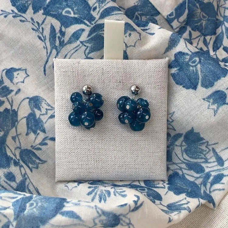 Discover Elegance with Blue Lapis Stone Handmade Earrings