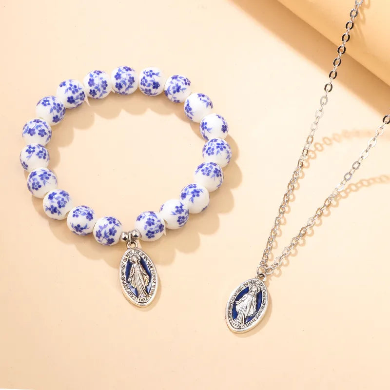 Discover the Elegance of the Blue and White Porcelain Bracelet