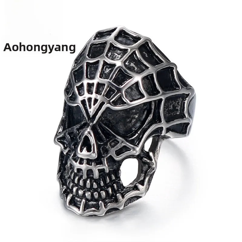 Elevate Your Style with the Vintage Stainless Steel Titanium Ring