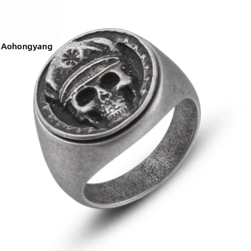 Discover the Men's Vintage Military Tyrant Ring: A Statement of Style and Strength
