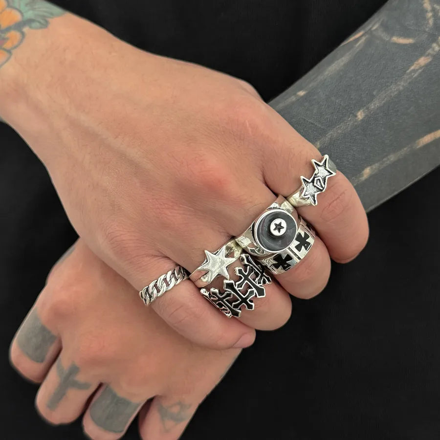 Elevate Your Style with Our Men's 6-Piece Set Fashionable Jewelry
