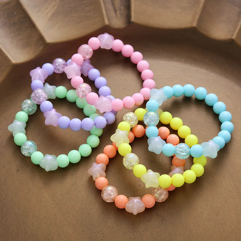 Charming Children's Star Beads Bracelet - A Delightful Jewelry Accessory
