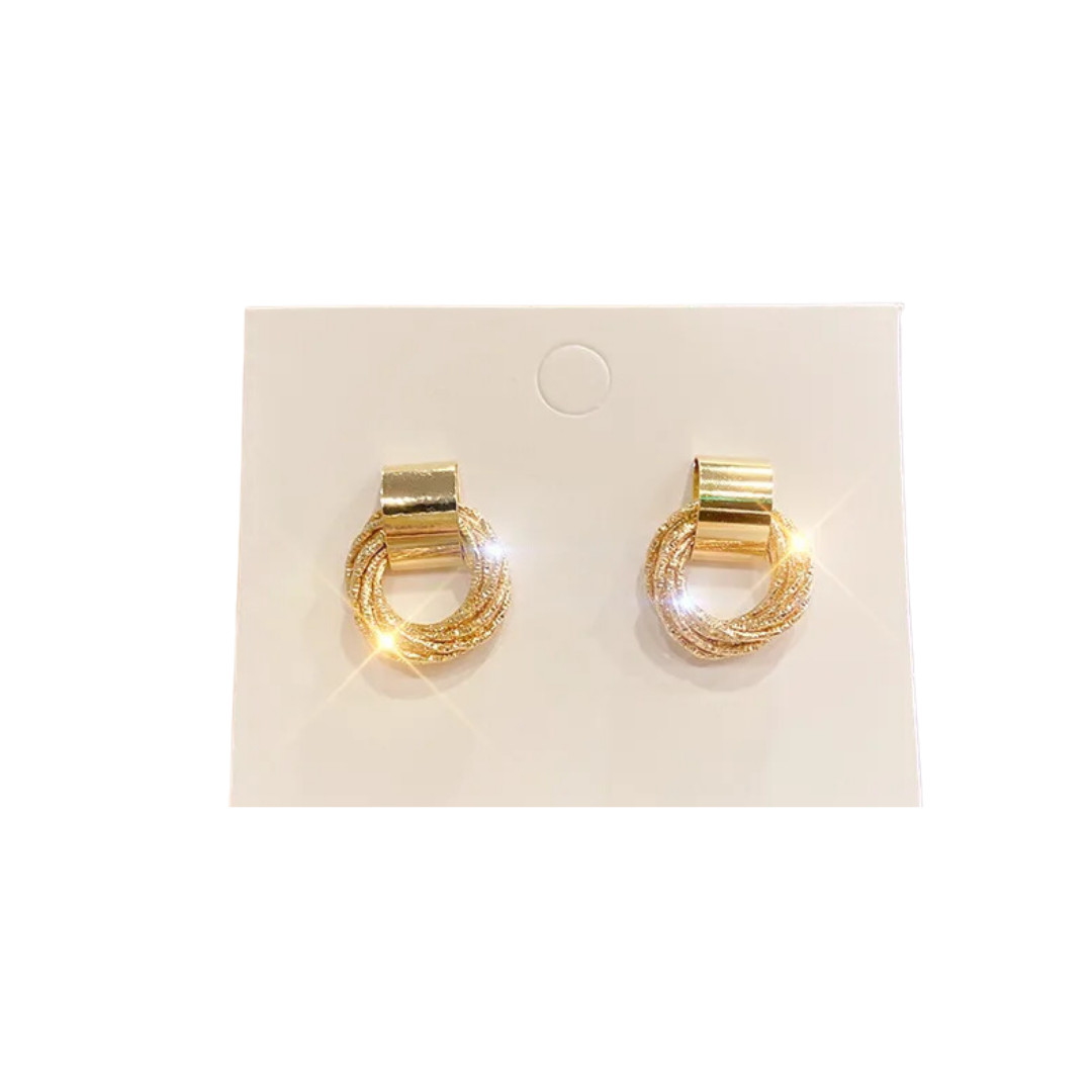 flavouredlove circle shapeFashion Geometric Alloy Plating Women's Earrings 1 Pair - FLA1077