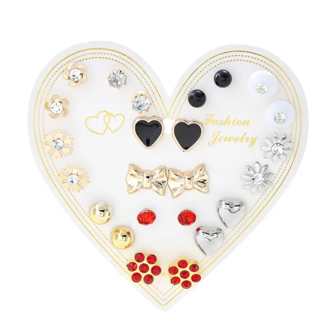 flavouredlove 12 pairs Celebrity Inspired Trendy Latest Stylish for girlfriend - FLA1088