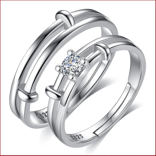 simple men and women couple copper ring accessories wholesale