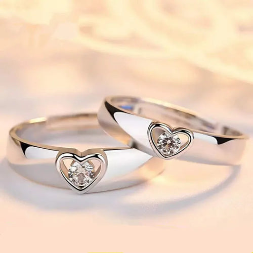 Copper Heart Rings