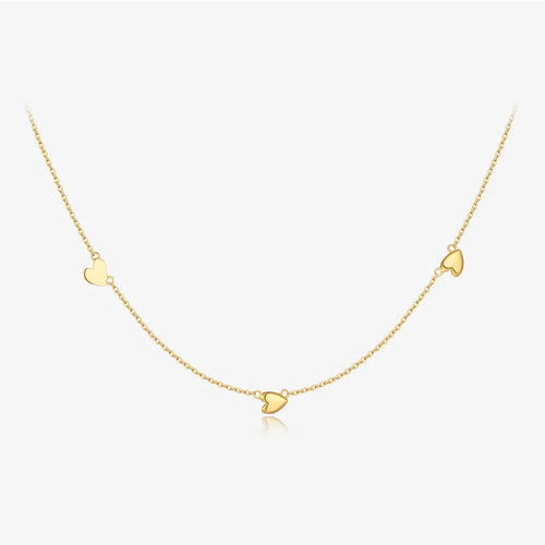 S925 Sterling Silver Heart Necklace for Women, Light Luxury Style, Niche High-End Feel, Unique Ins Style, Layered Collarbone Chain for Women, New Model