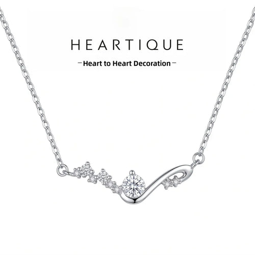 Vintage Style Smiley Face Necklace for Women in 925 Sterling Silver with Zircon Inlay and Cable Chain