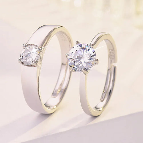 elegant romantic shiny geometric brass inlay artificial gemstones open ring