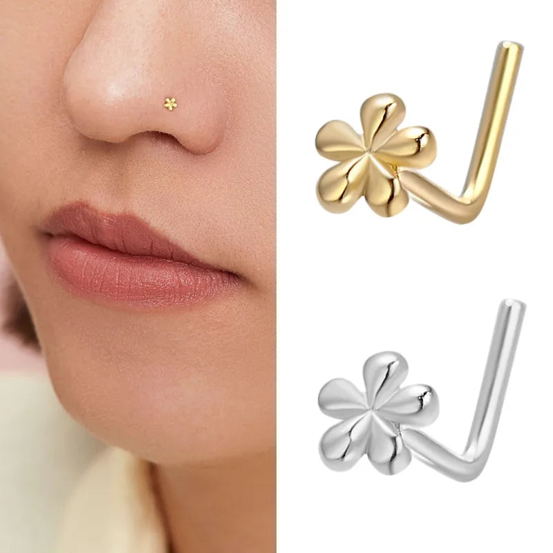 Discover the Elegance of S925 Silver Nose Studs: A Perfect Accessory for Every Occasion
