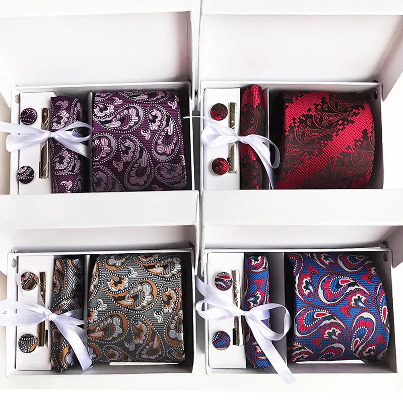 Elevate Your Formal Attire with the Business Administration Men's Tie Set
