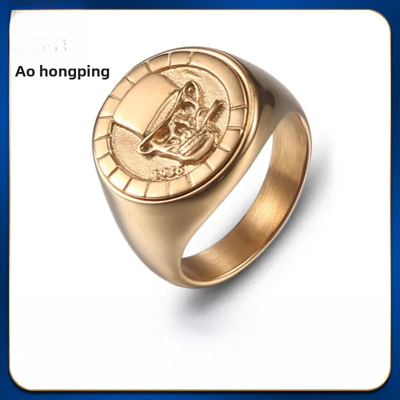Discover the Vintage Men's Stainless Steel Skull Ring: A Timeless Statement Piece